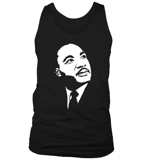 Martin Luther King Mlk Black And White Silhouette Illustration Unisex Sweatshirt Tank Top Unisex