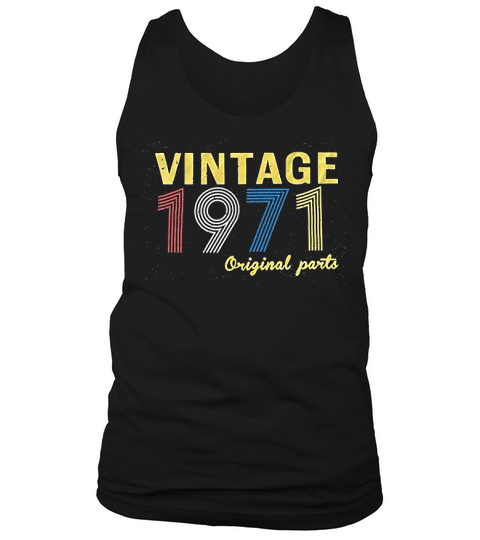 Vintage 1971 Original Parts Tank Top Unisex