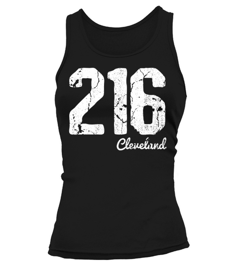Cleveland 216 Area Code Vintage Tank top Woman