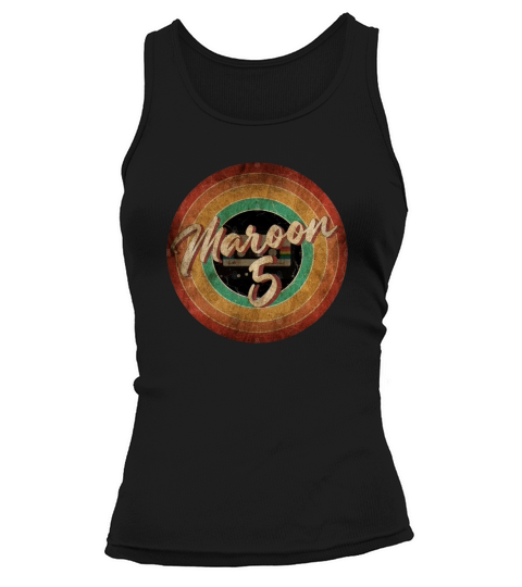 Maroon 5 Vintage Circle Art Tank top Woman