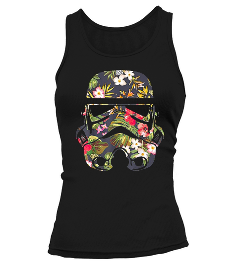 Tropical Stormtrooper Floral Print Graphic Tank top Woman