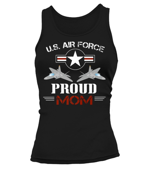 veteran proud mom of a air force veteran american Tank top Woman