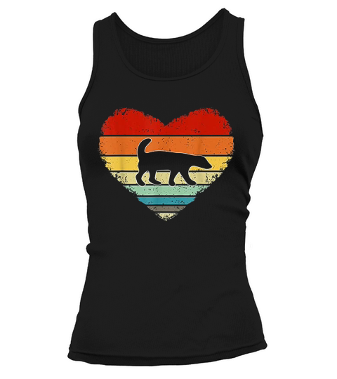 Vintage Heart Honey Badger Tank top Woman