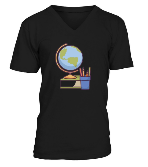 back to school dia V-Neck T-shirt