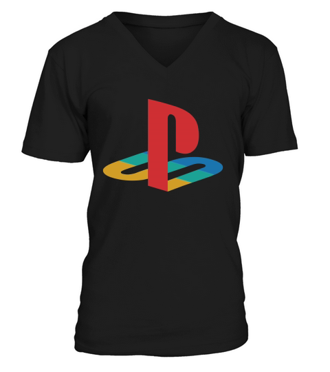 Playstation Logo (Remaster) T-Shirt V-Neck T-shirt