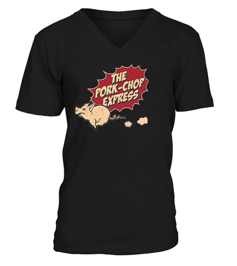 Pork Chop Express V-Neck T-shirt