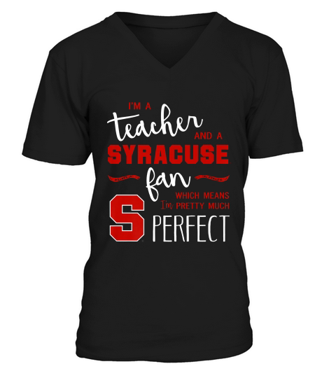 Syracuse Orange Perfect Teacher T-shirt - Apparel V-Neck T-shirt