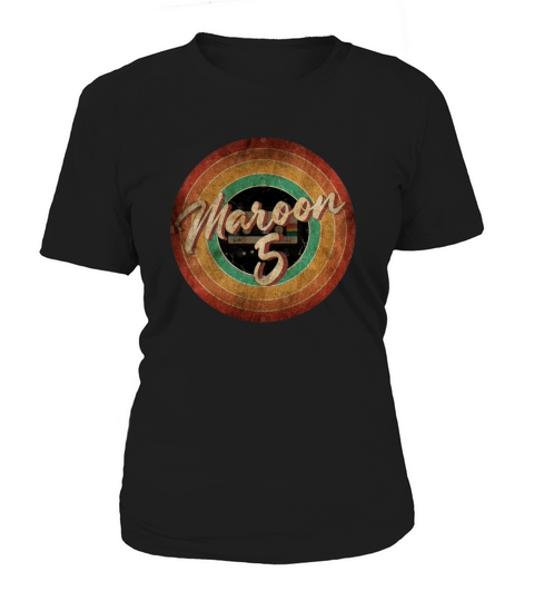 Maroon 5 Vintage Circle Art Women's T-Shirt