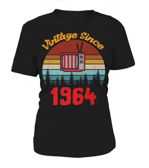 Vintage 1964 Mens 55th Birthday Fathers Day Gift Women's T-Shirt