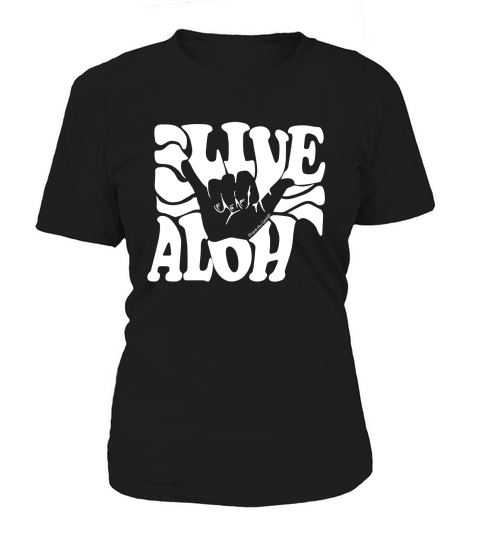 Vintage Live Aloha state Hawaiian islands Shaka T-Shirt Unisex Women's T-Shirt