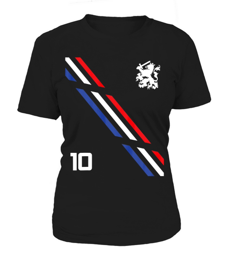 Vintage Netherland Football Number 10 Women's T-Shirt