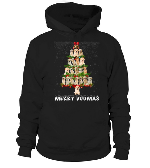 Awesome Merry Dogmas Golden Retriever Dog Christmas Decor Xmas Tree Shirt Hoodie Unisex