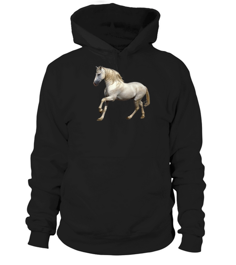Majestic Wild Horse Stallion Photo Portrait Premium Hoodie Unisex