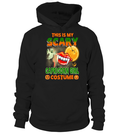 This Is My Scary Capricorn Girl Costume Halloween Hoodie Unisex