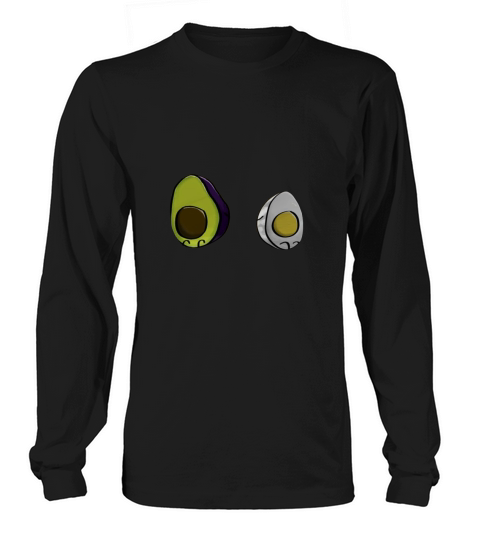 Egg Avocado sometimes love is blind sometimes its just colorblind Long sleeved Unisex