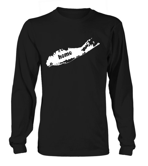 Long Island Love Home Map T Shirt Long sleeved Unisex