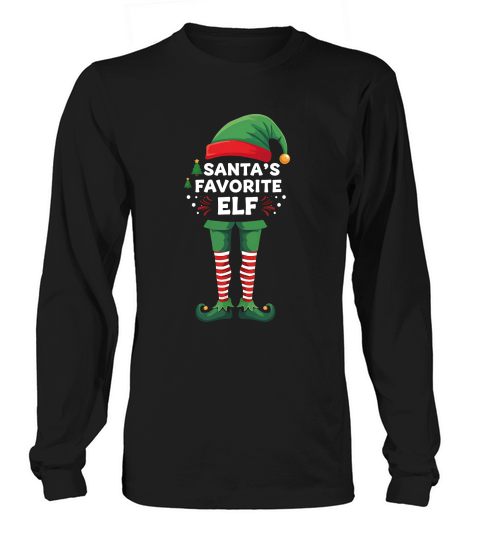 Santas Favorite Elf Long sleeved Unisex