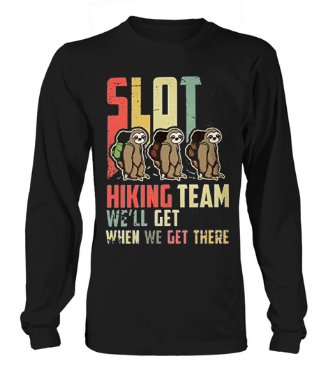 Sloth Hiking Team Long sleeved Unisex