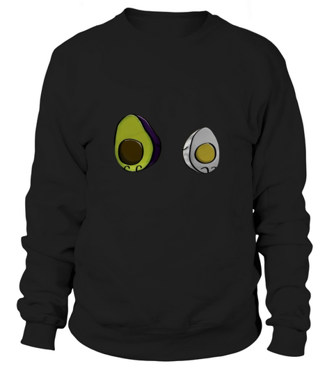 Egg Avocado sometimes love is blind sometimes its just colorblind Sweatshirt Unisex
