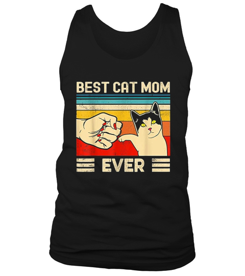 Best Cat Mom Ever  Funny Cat Mom Mother Vintage Tank Top Unisex