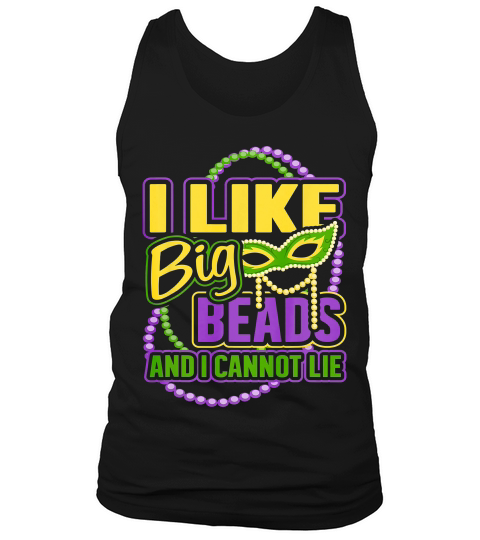 Mardi Gras New Orleans Beads Party Tuesday Parade T-shirt Tank Top Unisex