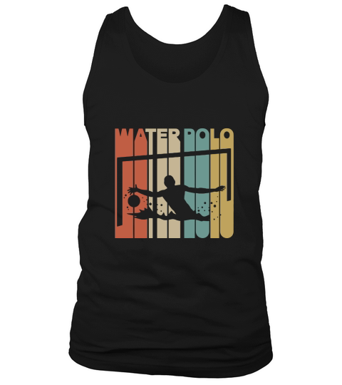 Vintage Style Water Polo Silhouette Tank Top Unisex