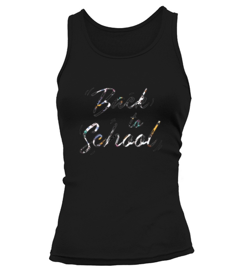back to school text Tank top Woman