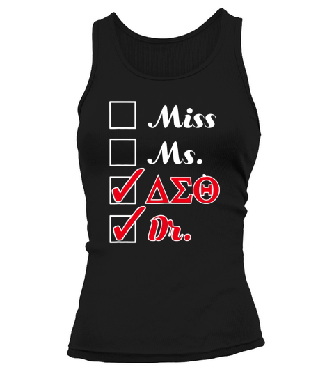 Delta Doctor Physician Sorority Sigma Theta Tank top Woman