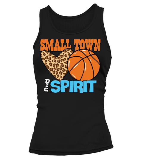 Small Town Big Spirit Basketball Tank top Woman