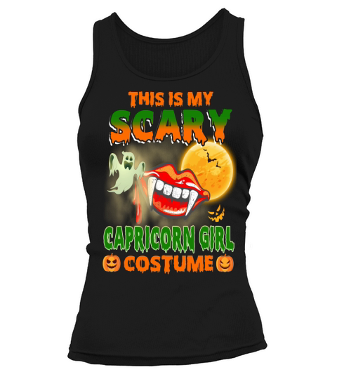 This Is My Scary Capricorn Girl Costume Halloween Tank top Woman