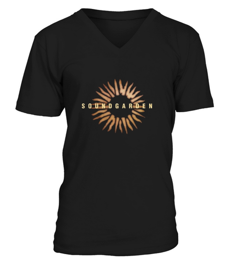 Chris Cornell Soundgarden   Black Hole Sun V-Neck T-shirt