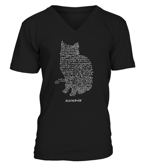 Schrodingers Cat Equation V-Neck T-shirt