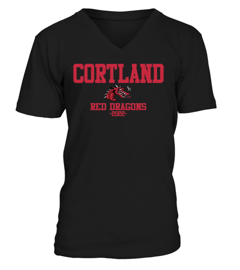SUNY Cortland Class of 2022 V-Neck T-shirt