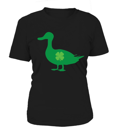 Lucky Duck 4 Leaf Clover T-shirt Women's T-Shirt