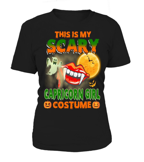 This Is My Scary Capricorn Girl Costume Halloween Women's T-Shirt
