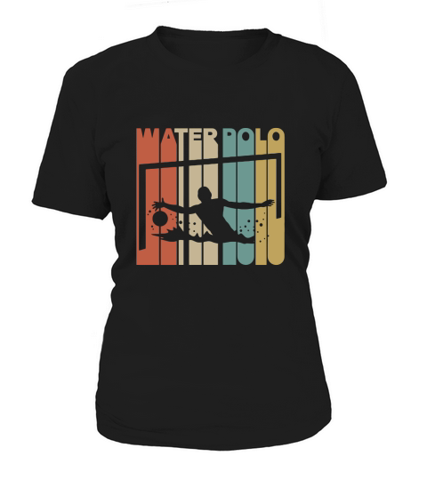 Vintage Style Water Polo Silhouette Women's T-Shirt