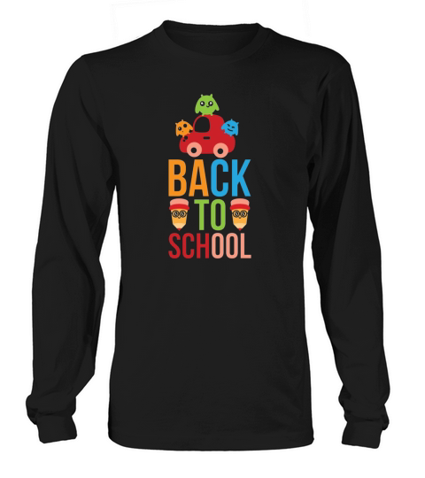 back to school funny 1 Long sleeved Unisex