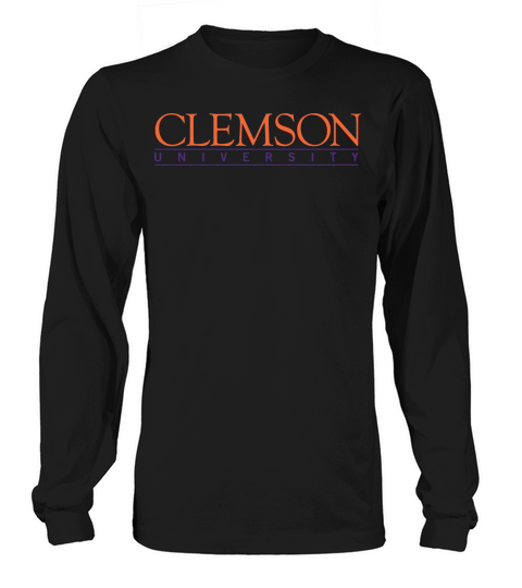 Simple Logo Clemson University 2020 Long sleeved Unisex