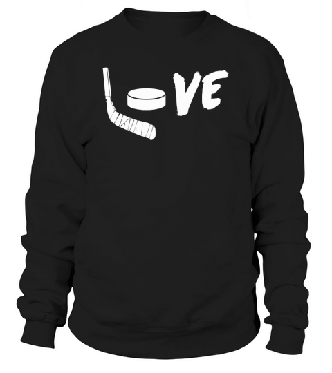 Love Hockey Ice Sweatshirt Unisex