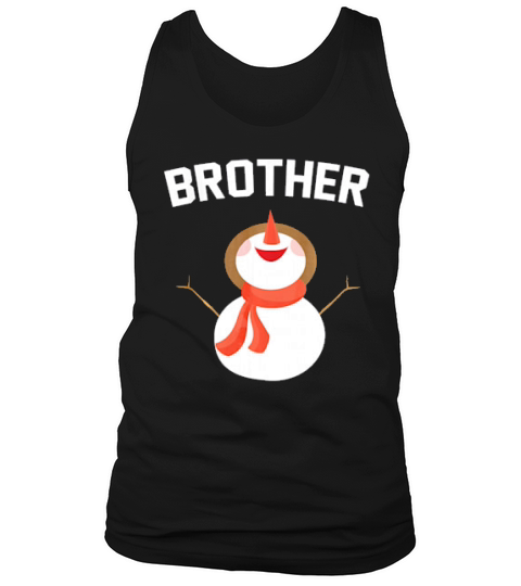 Brother Christmas Snowman Tank Top Unisex