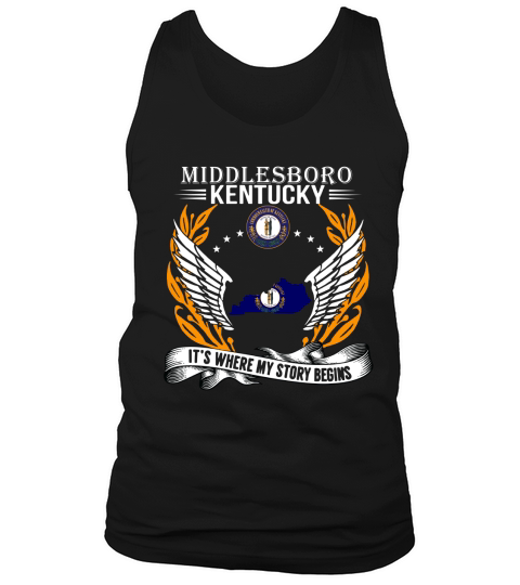 Middlesboro Kentucky It is where my story begins Tank Top Unisex