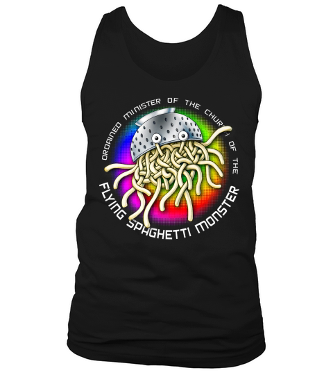 Ordiniert Minister Kirche Der Fliegend Spaghetti Monster Tank Top Unisex