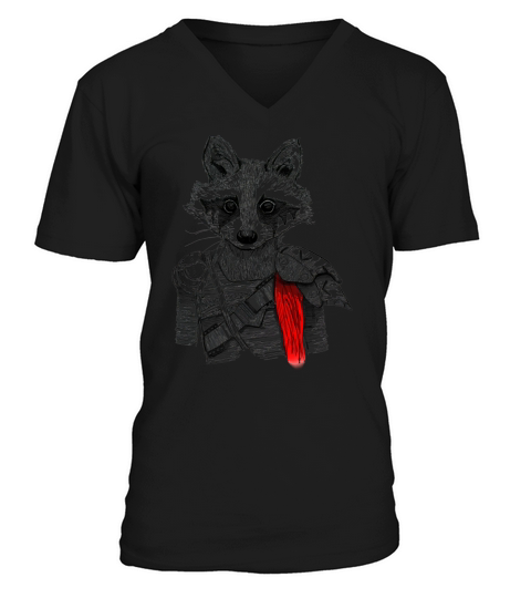 Raccoon Trash Panda raccoon lovers  (9) V-Neck T-shirt