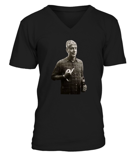 vintage anthony bourdain Legendary Chef V-Neck T-shirt