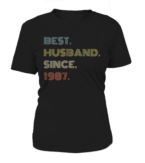 Wedding Anniversary Gift Best Husband Since 1987 Women's T-Shirt