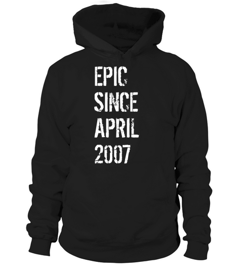 12 Year Old Gift For Boys Girls Born April 2007 Hoodie Unisex