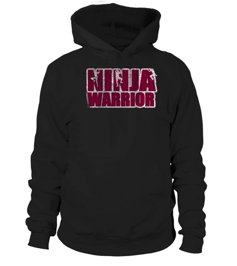 Ninja Warrior T-shirt Warped Wall Climbing For Real Ninjas Hoodie Unisex
