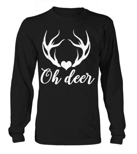 Premium Oh Deer Dear Christmas Sweater Long sleeved Unisex