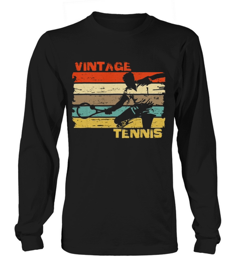Pro Tennis Shirt Vintage 70s 80s Retro Ball Usa Love Player Long sleeved Unisex