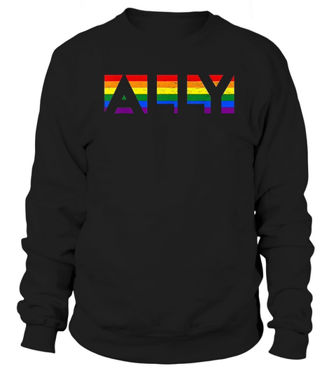 Lgbtq Rainbow Pride Flag Lesbian Gay Vintage Sweatshirt Unisex
